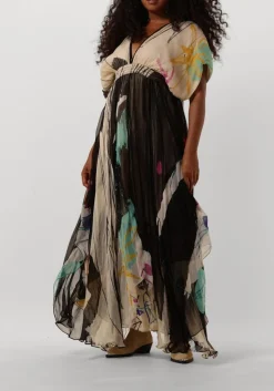 MES DEMOISELLES e maxi jurk micasso zwart Sale