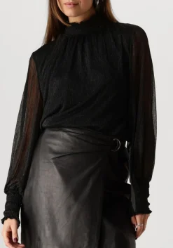 MOS MOSH e blouses ximena glam ls blouse zwart New