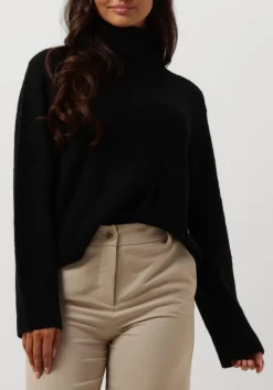 MOS MOSH e coltrui aidy thora rollneck knit zwart Hot