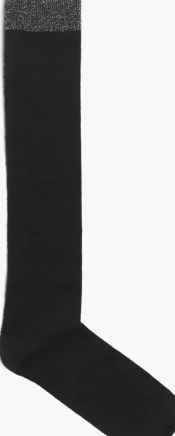 MP DENMARK e sokken wool/silk knee socks zwart Hot