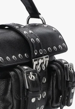 NÚNOO e núnoo handtas small honey buckle rivet mountain zwart Sale