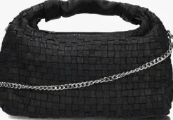 NÚNOO e núnoo schoudertas dandy braided washed zwart Outlet