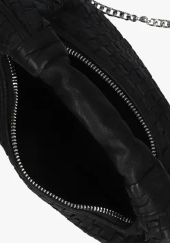 NÚNOO e núnoo schoudertas dandy braided washed zwart Outlet