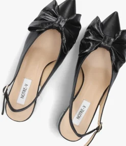 NOTRE-V e slingbacks 35503 zwart Clearance