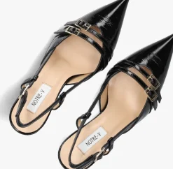 NOTRE-V e slingbacks 7212 zwart