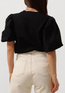 NOTRE-V e t-shirt nv-dolf puff sleeve top zwart Best