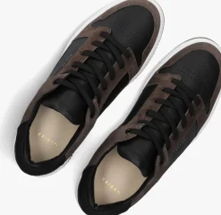 NUBIKK e lage sneakers basket court heren zwart Best