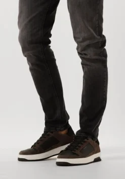 NUBIKK e lage sneakers basket court heren zwart Best