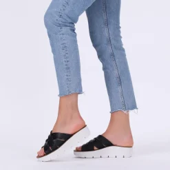 PAUL GREEN e slippers 7641 zwart Online