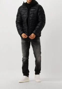 PEAK PERFORMANCE e gewatteerde jas m helium down hood jacket zwart