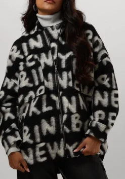 PENN & INK e jack 542 coat aop zwart Best