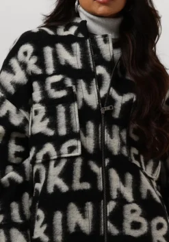 PENN & INK e jack 542 coat aop zwart Best