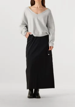 PENN & INK e maxirok skirt w25n1636 zwart