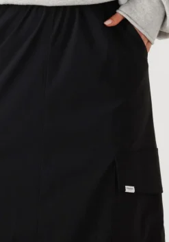 PENN & INK e maxirok skirt w25n1636 zwart