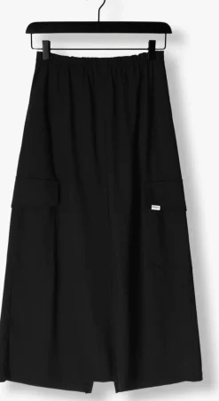 PENN & INK e maxirok skirt w25n1636 zwart