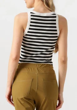 PENN & INK e top singlet small stripe zwart Best