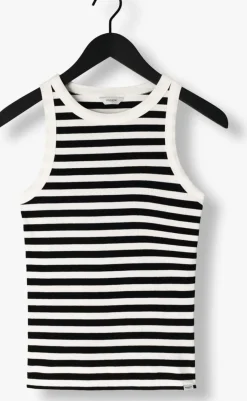 PENN & INK e top singlet small stripe zwart Best