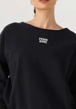 PENN & INK e trui sweater w25f1703 zwart New