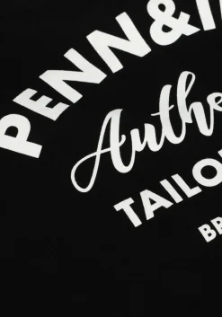 PENN & INK e t-shirt t-shirt print zwart Best