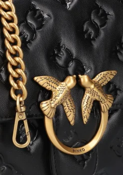 PINKO e schoudertas love lady puff zwart