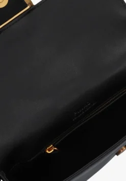 PINKO e schoudertas love one mini slouchy zwart New