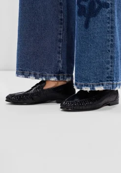 POSA e loafers penny loafer zwart