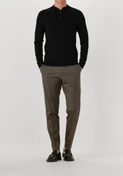 PROFUOMO e polo polo ls merino zwart Discount