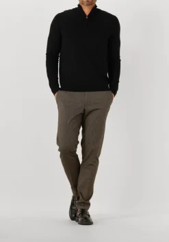 PROFUOMO e trui pullover half zip merino zwart Online