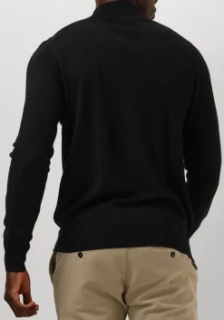 PROFUOMO e trui pullover mock zwart Clearance