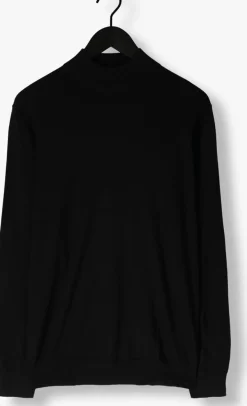 PROFUOMO e trui pullover mock zwart Clearance