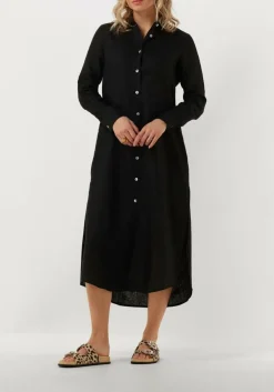 RESORT FINEST e maxi jurk shirt dress zwart New