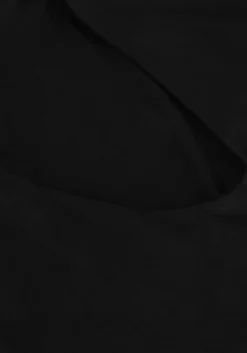 ROSEMUNDE e t-shirt billie capsleeve v-neck zwart