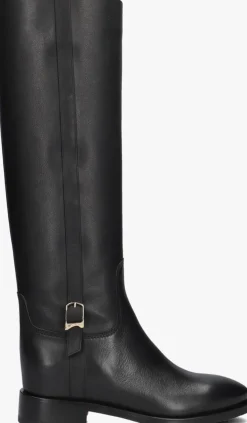 SANTONI e hoge laarzen led gesp laars zwart Clearance