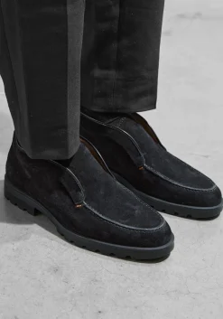 SANTONI e instappers sue spiegel klep instap gz zwart Sale