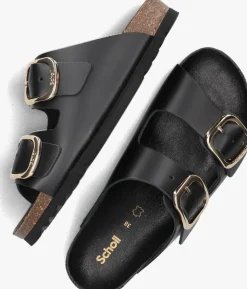 SCHOLL e slippers noelle zwart