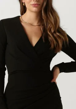 SECOND FEMALE e mini jurk kos short dress zwart Sale