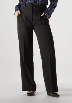 SECOND FEMALE e pantalon fique straight trousers zwart Discount