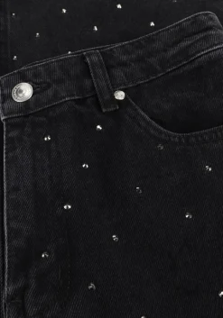 SECOND FEMALE e straight leg jeans jayden denim jeans zwart Hot