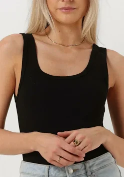 SECOND FEMALE e top ambra tanktop zwart Clearance