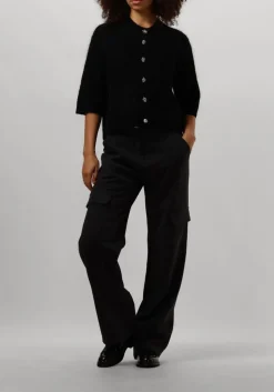 SECOND FEMALE e vest andria knit cardigan zwart Sale