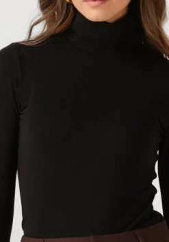 SECOND FEMALE e vest matima t-neck tee zwart Outlet