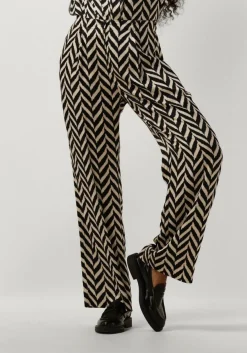 SECOND FEMALE e wijde broek ashlen trousers zwart Hot