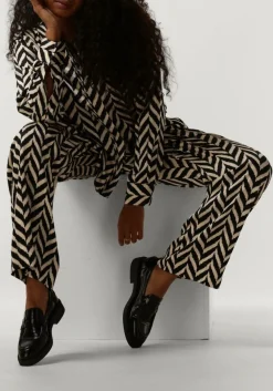 SECOND FEMALE e wijde broek ashlen trousers zwart Hot