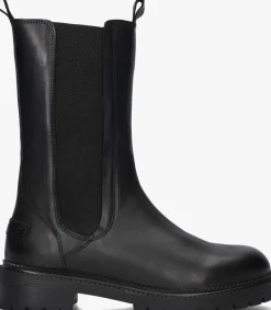 SHABBIES e chelsea boots tirza shelly zwart