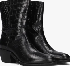 SHABBIES e enkellaarsjes juul ankle boot zwart Sale