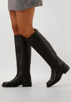 SHABBIES e hoge laarzen dean tala zwart Clearance