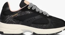 SHABBIES e lage sneakers celia race zwart Discount