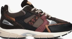 SHABBIES e lage sneakers abbey run zwart Hot