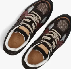 SHABBIES e lage sneakers abbey run zwart Hot