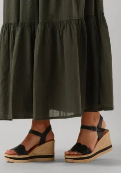 STEFANO LAURAN e sandalen led koord sandaal sleehak zwart Sale